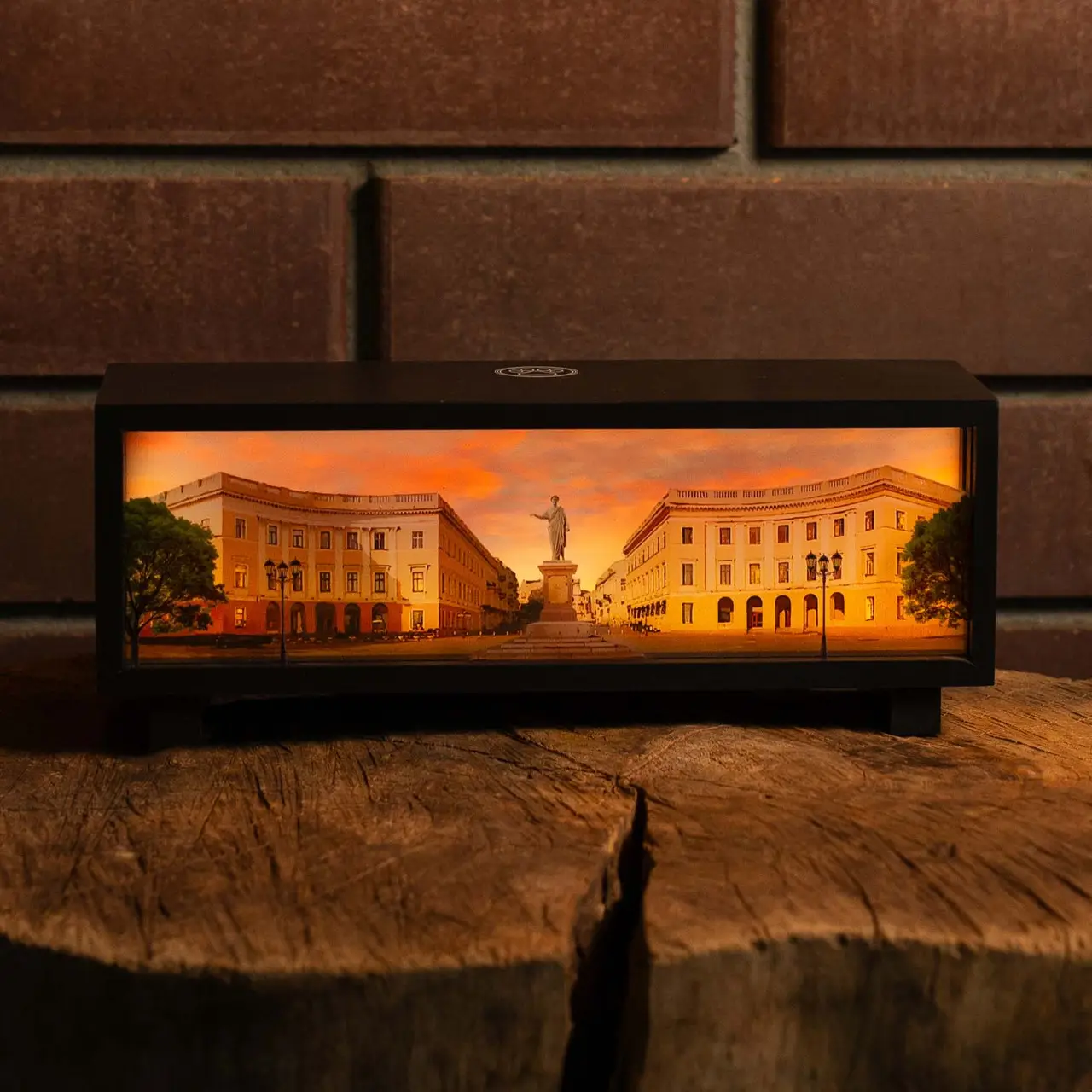 Ночник-панорама "Одесса", черный (LED, Аккумулятор, USB Type-C), npa1010