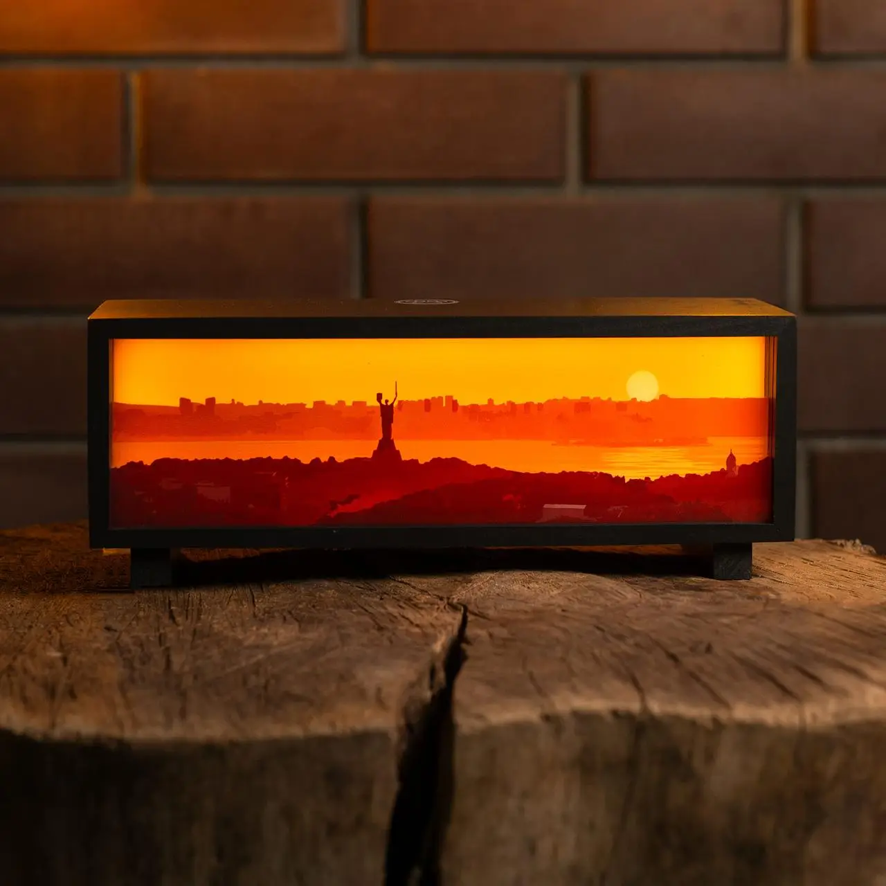 Ночник-панорама "Вечерний Киев", черный (LED, Аккумулятор, USB Type-C), npa1001