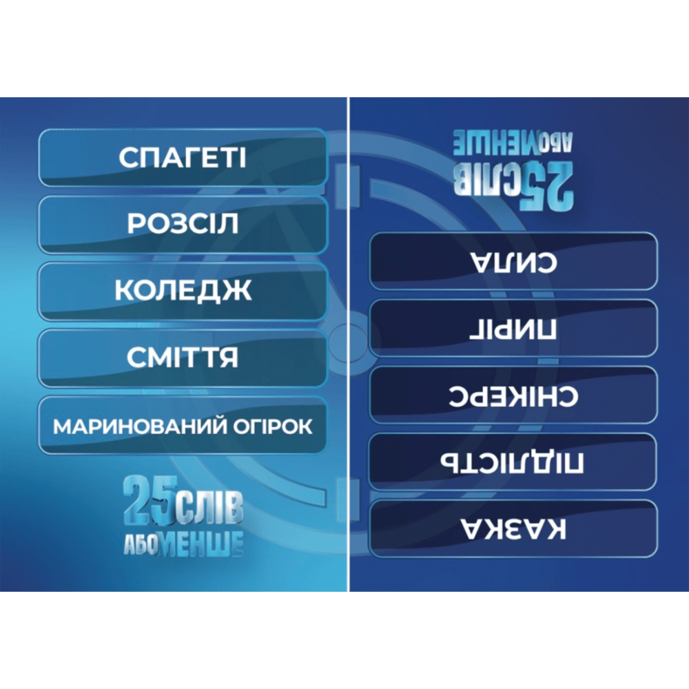 Гра настільна "25 слів або менше", Gamesly 4