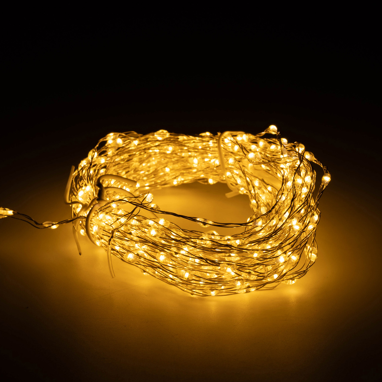 Гірлянда світлодіодна LED 380 міні-ламп., 6 м, срібний дріт, 46234 ТМ "Floristik" 1