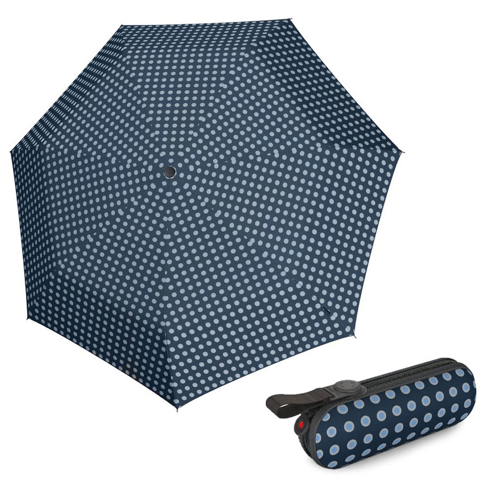 Зонт складной X1 Manual Navy Dot, Knirps