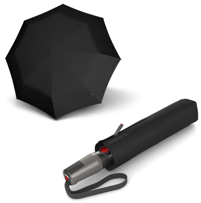 Парасоля складана T.400 Extra Large Duomatic Black, Knirps