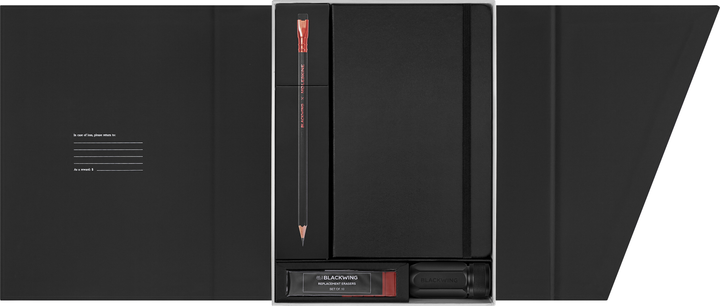 Набор Moleskine x Blackwing Creative Set (Записная книжка + 12 Графитных Карандашей B + Точилка), BNDBKW1 2