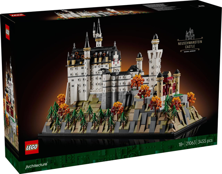 Конструктор Lego Architecture "Замок Нойшванштайн", 21063