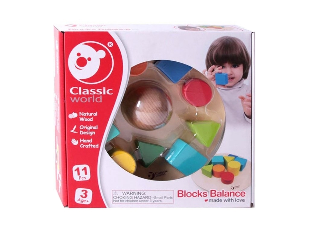 Іграшка дерев`яна Classic World "Балансер з блоками", 5090 3