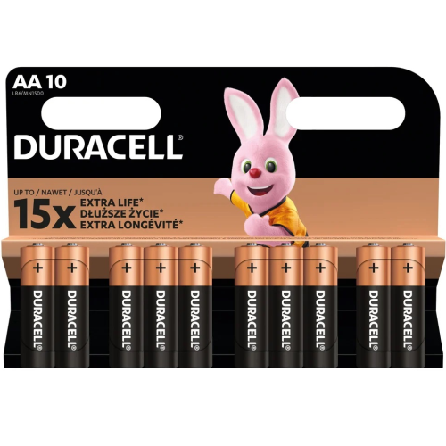 Батарейка DURACELL LR06 MN1500 (10 шт/бл.) ціна вказ. за бл.