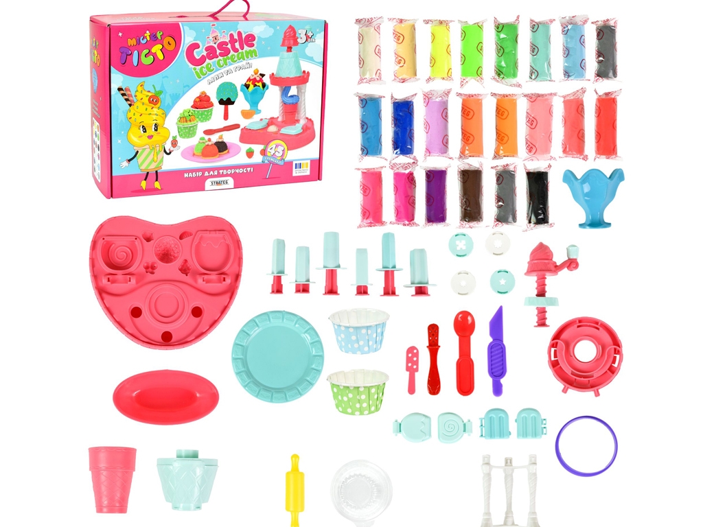 Набір для творчості Містер тісто Castle Ice-Cream, 41030, ТМ "Strateg" 1