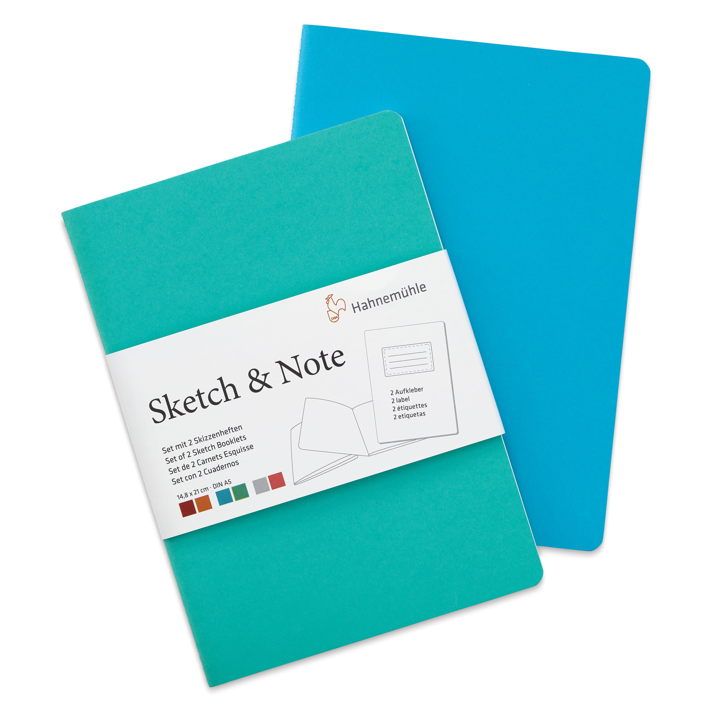 Комплект блокнотів Sketch & Note Blue Bundle, 20а, 125г, А5, Hahnemuhle