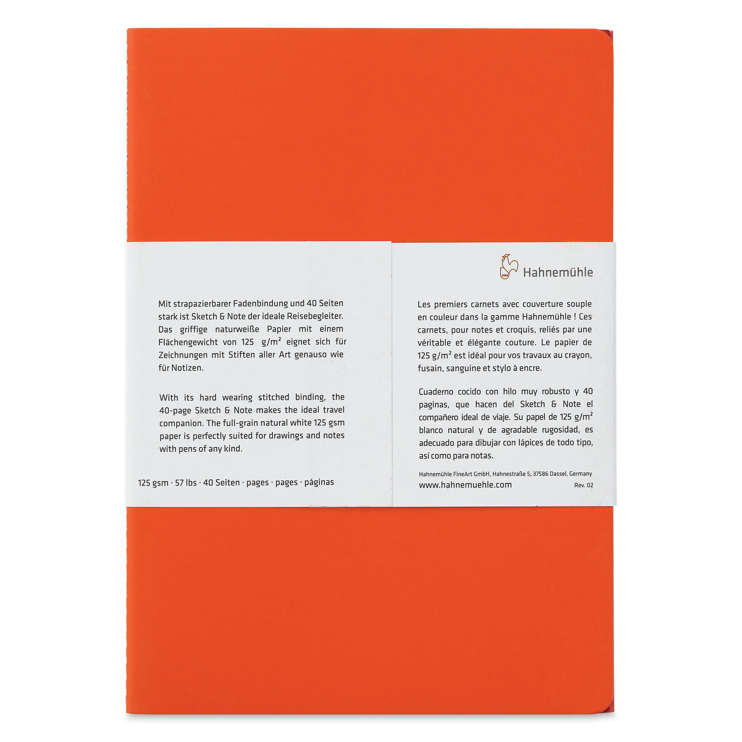 Комплект блокнотов Sketch & Note Red Bundle, 20а, 125г, А5, Hahnemuhle 2
