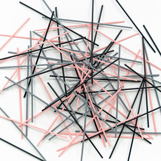 Набір стрижнів для 3D-ручки 3Doodler Start - МІКС (75 шт: чорний, рожевий, сірий) 1