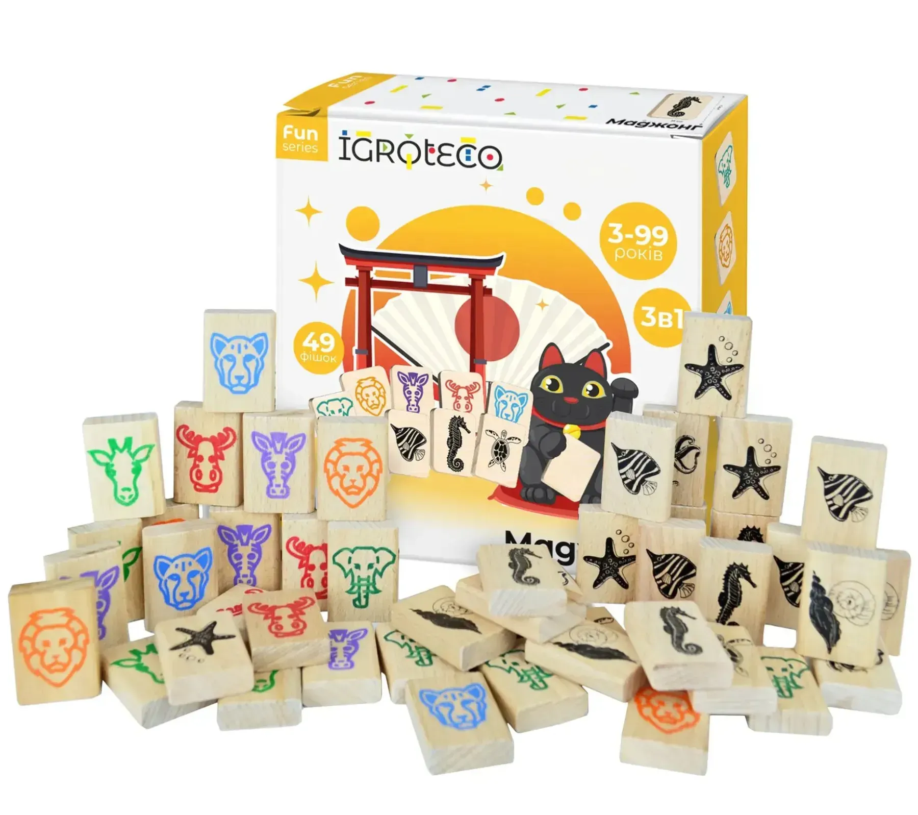 Игра "Детский Маджонг", TM "IGROTECO" 1