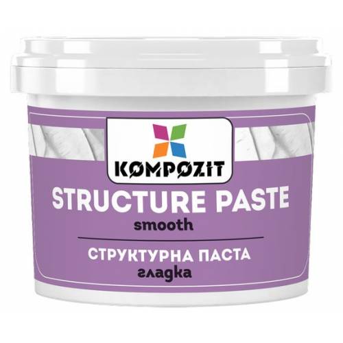 Паста структурна гладка "ART Kompozit" 1 л, біла