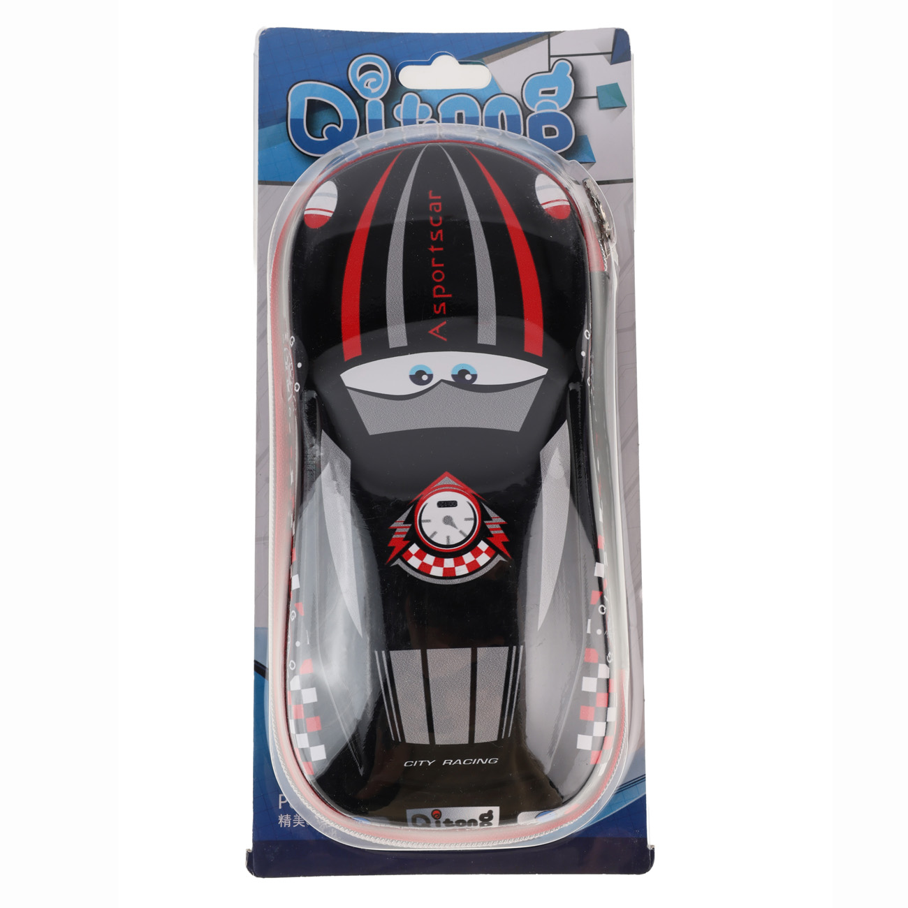 Пенал объемный 3D, 1 отделение, QT-5645-Black 2