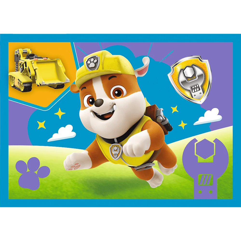 Пазл "4 in 1 (12, 15, 20, 24)" - Запуск щенков, Paw Patrol, 34628, Trefl 1
