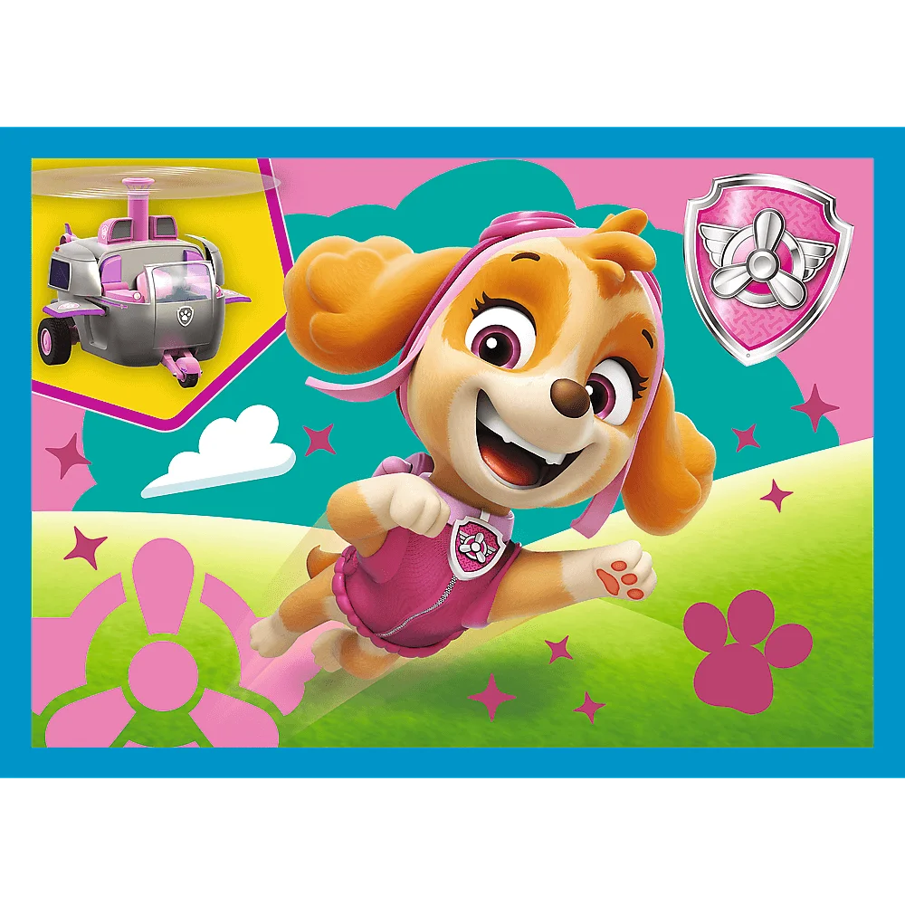 Пазл "4 in 1 (12, 15, 20, 24)" - Запуск щенков, Paw Patrol, 34628, Trefl 3