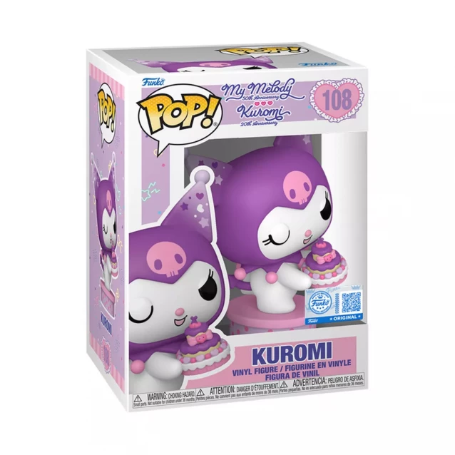 Фігурка Funko Pop! серії "Sanrio: My Melody & Kuromi" - Куромі з тортиком, 87169 1