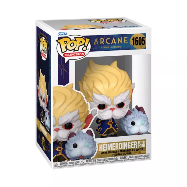 Фігурка Funko Pop! серії "Аркейн" - Хеймердінгер з Поро, 80193 1