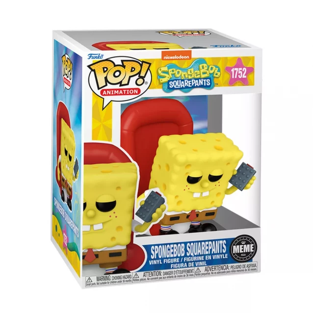 Фігурка Funko Pop! серії "Губка Боб" - Мем (Ight Imma Head Out), 81071 1