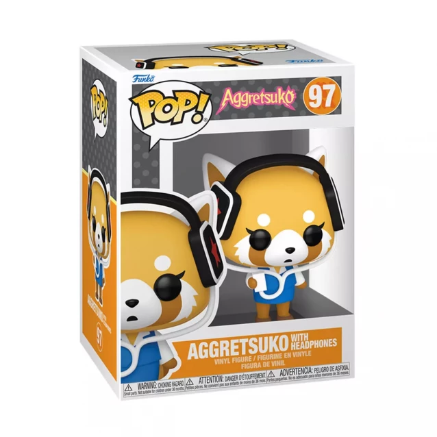 Фігурка Funko Pop! серії "Sanrio" - Агресивна Рецуко в навушниках, 80392 1