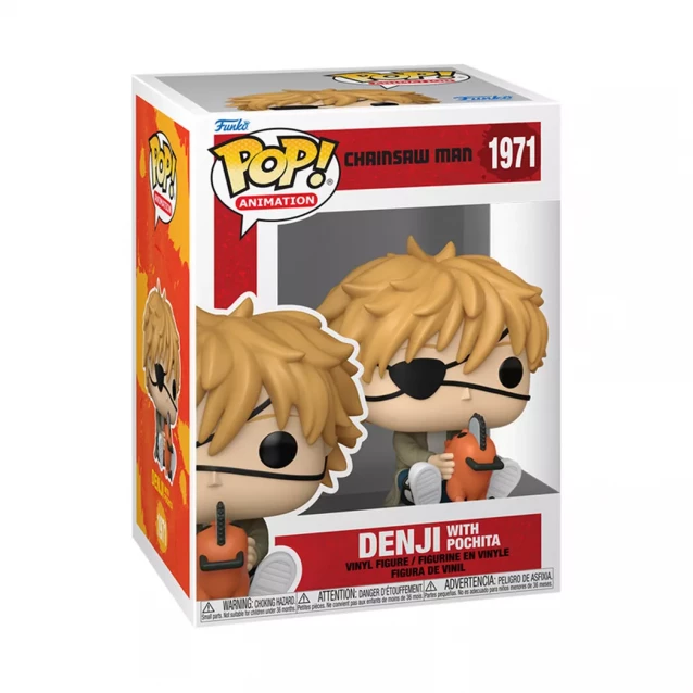 Фігурка Funko Pop! серії "Людина-Бензопила" - Денджі та Почіта, 86484 1