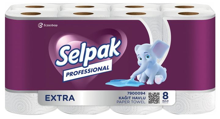 Рушник кухонний Selpak Pro Extra паперовий 2-шар. 11,25 м, 32661120