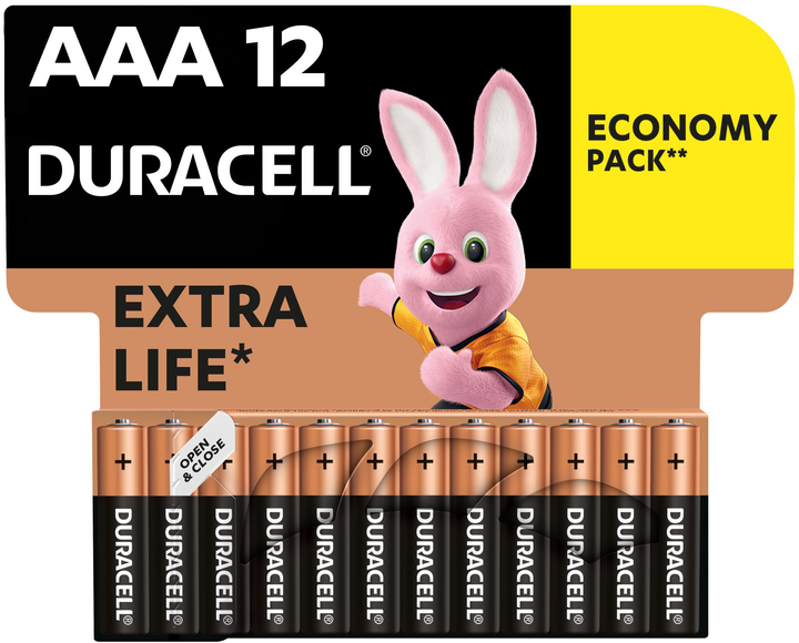 Батарейка DURACELL LR03 MN2400 (12 шт/бл.) ціна вказ. за бл.