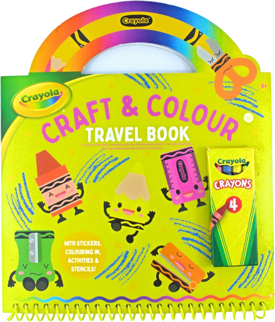 Книга для творчості "Канцелярчики" Crayola, 22933-A