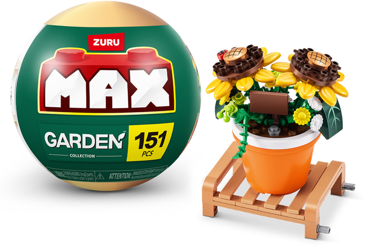 Конструктор в капсулі MAX S1 - Садові рослини в горщиках (в асорт., в диспл.), 83183GQ1 1