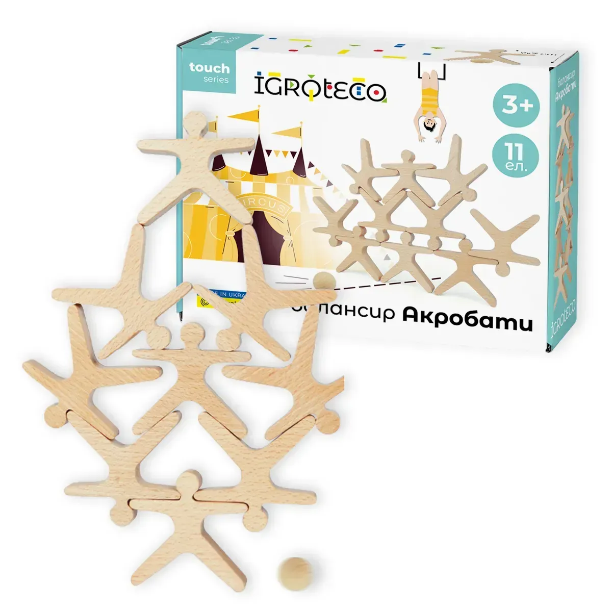 Игра-балансир "Акробаты", TM "IGROTECO" 1