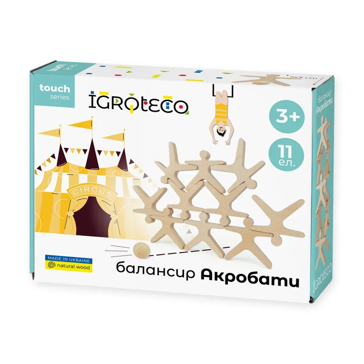 Игра-балансир "Акробаты", TM "IGROTECO"