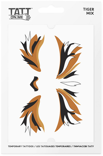 Тимчасові тату "Tiger mix", TATTon.me