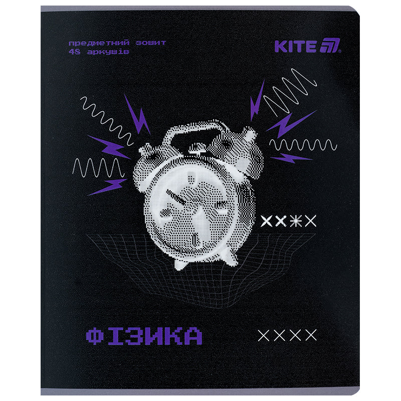 Тетрадь 48 кл, Предметка - Физика, гибр лак+УФ, Techno, K25-240-2