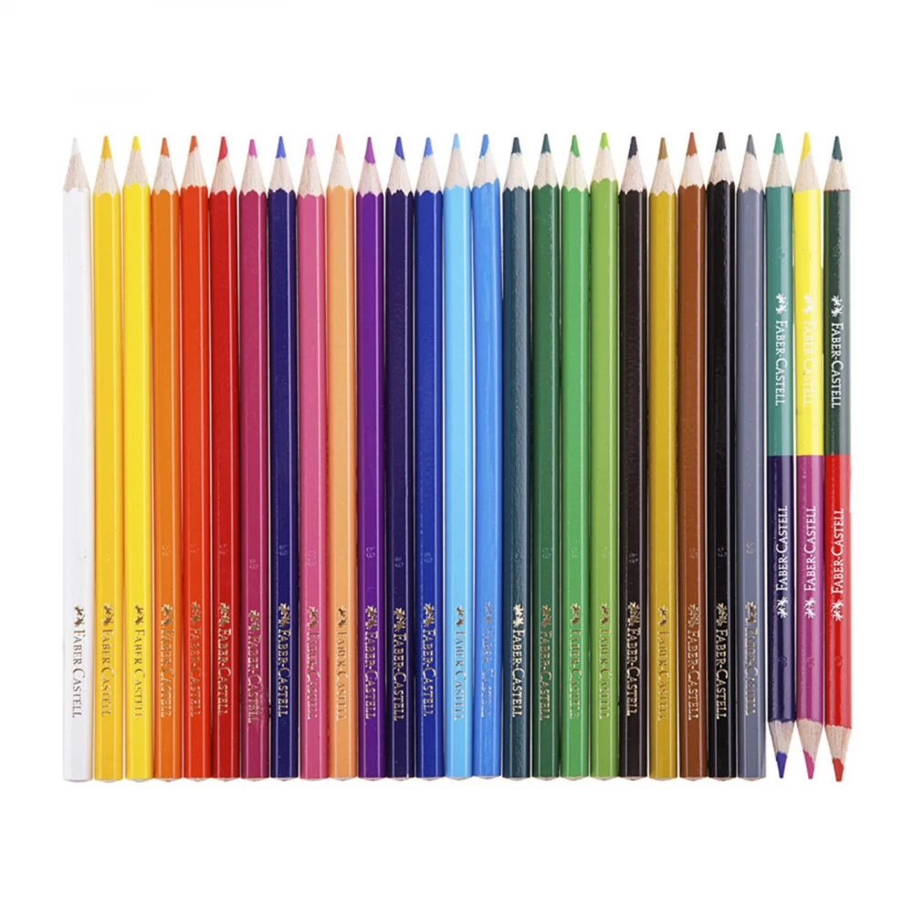 Набір олівців 24 кол. "Замок" з чинкою, 110324 Faber-Castell 2