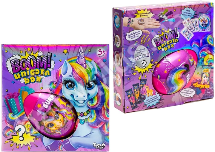 Набір креативної творчості "Boom! Unicorn Box" укр, BUB-01-01U 1