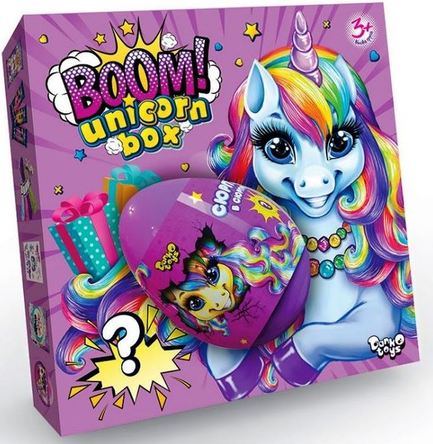 Набір креативної творчості "Boom! Unicorn Box" укр, BUB-01-01U