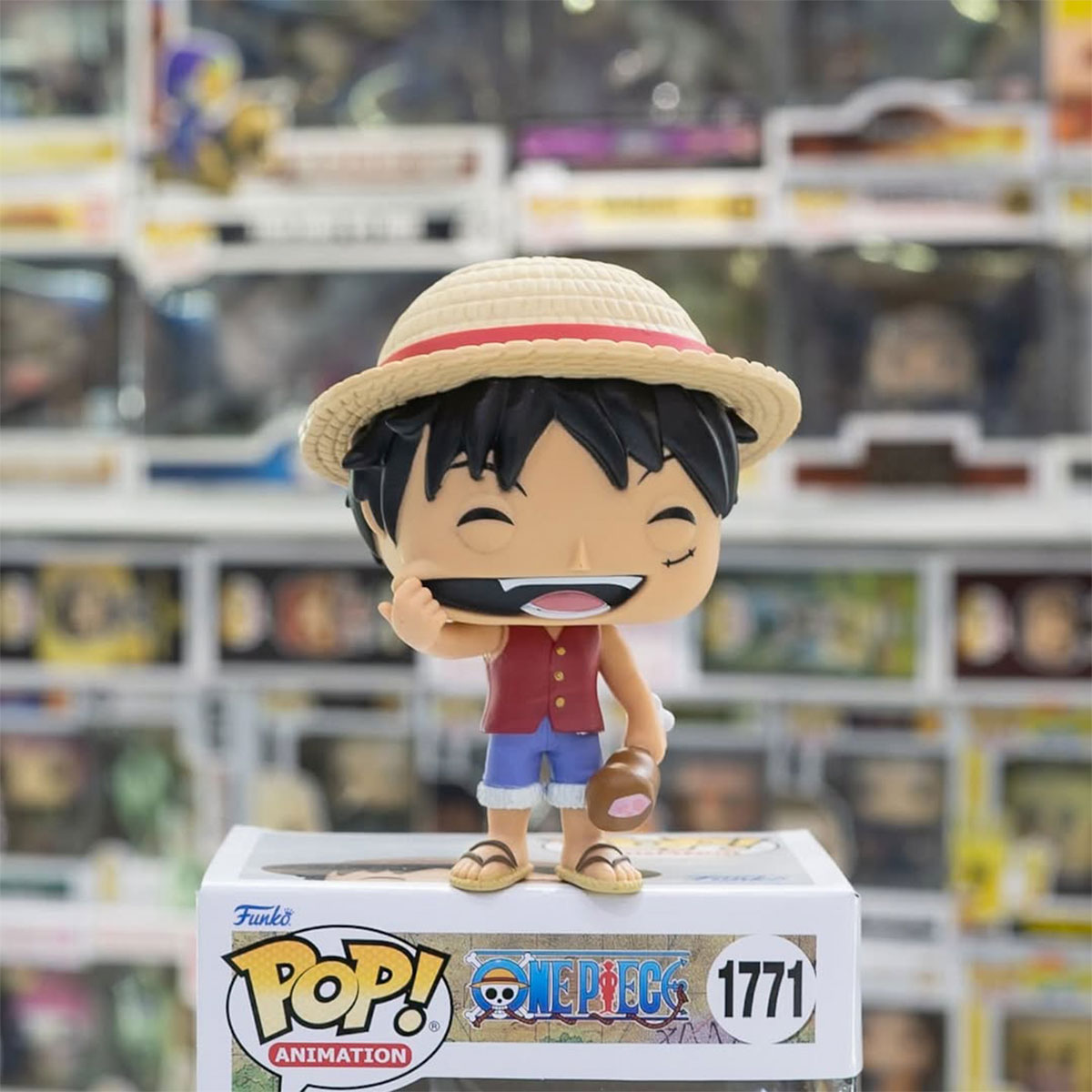 Фигурка Funko Pop! серии "Большой куш" - улыбающийся Луффи, 80365 2
