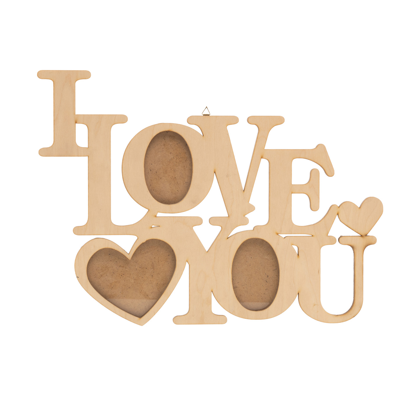 Заготівка дерев`яна Фоторамка "I love you", Ф1