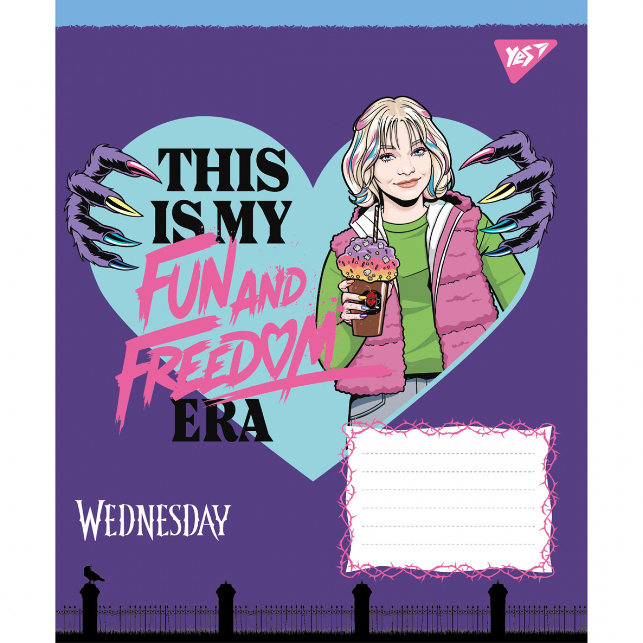 Зошит 24 лін. Yes "Wednesday: Школа Загадок", 768271 4