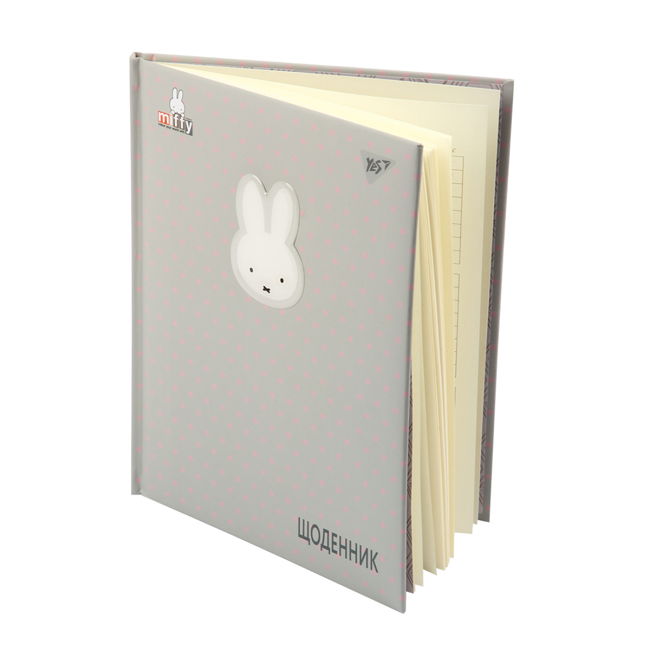 Щоденник шк. твердий "Miffy" А5, 40 арк., 911628 YES 1