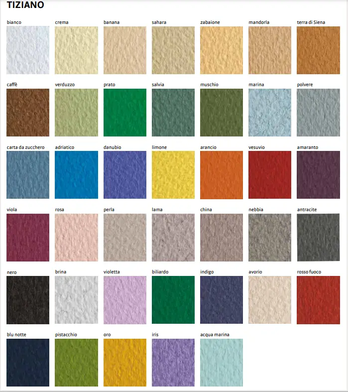 Папір для пастелі Tiziano 50*70 07 terra di siena 160г. коричневий 1