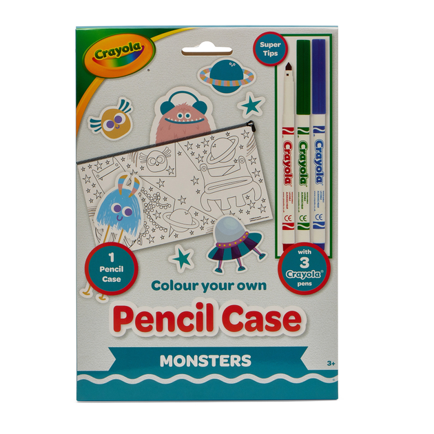 Пенал-раскраска "Монстры" с фломастерами Crayola, 15764-B 3