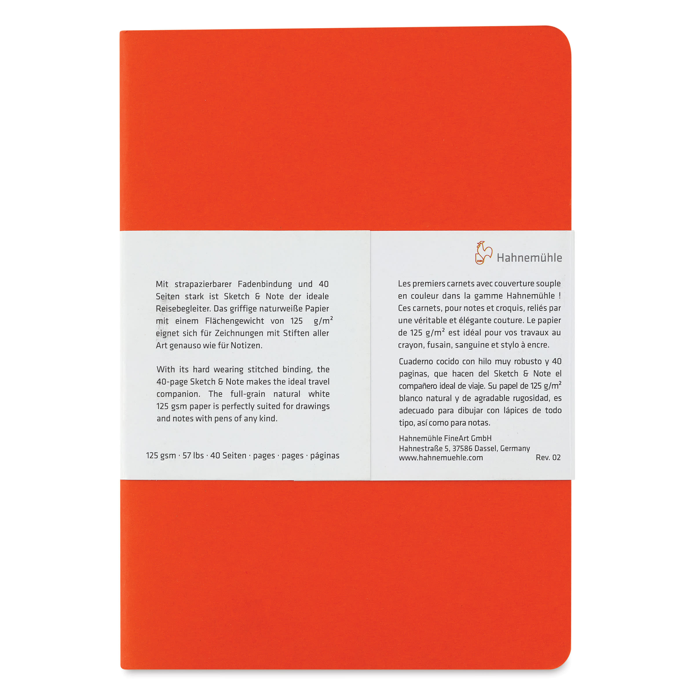 Комплект блокнотів Sketch & Note Red Bundle, 20а, 125г, А6, Hahnemuhle 2