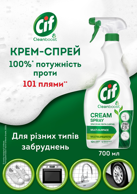 Чист/зас CIF Для різних поверхонь, 700 мл, 64895174 3