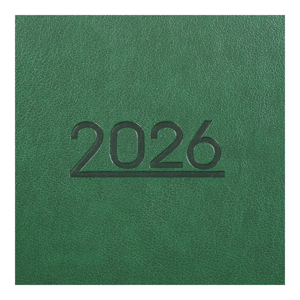 Щоденник датований A5, 2026 Prime, зелений, BM.2196-04 3