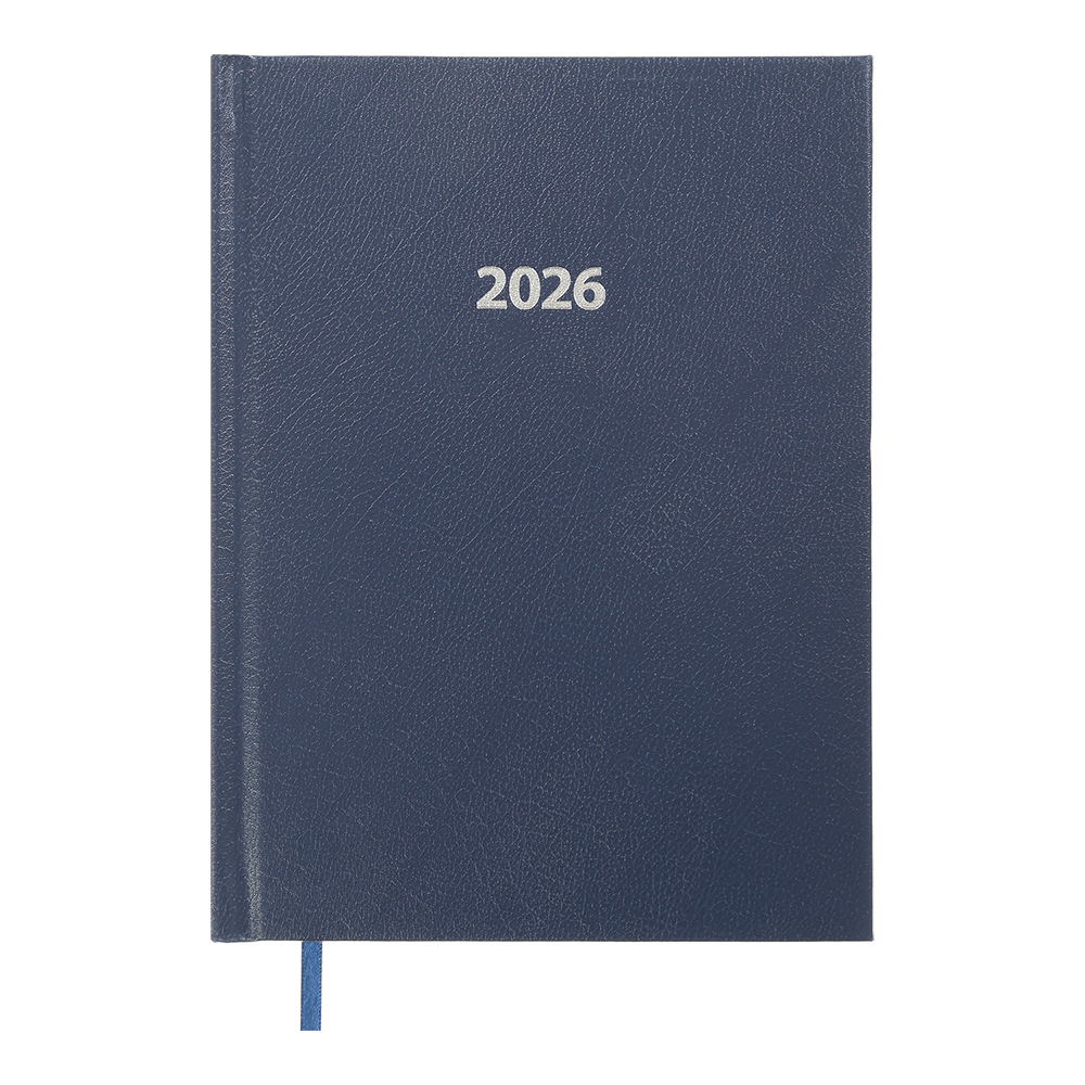Дневник датированный A5, 2026 Strong, темно-синий, BM.2129-03
