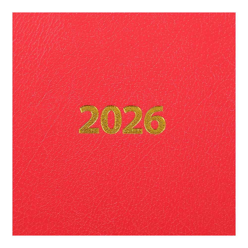 Дневник датированный A5, 2026 Strong, красный, BM.2129-05 3