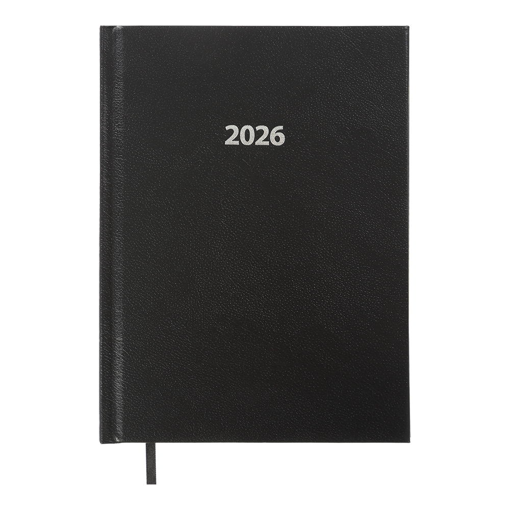 Дневник датированный A5, 2026 Strong, черный, BM.2129-01