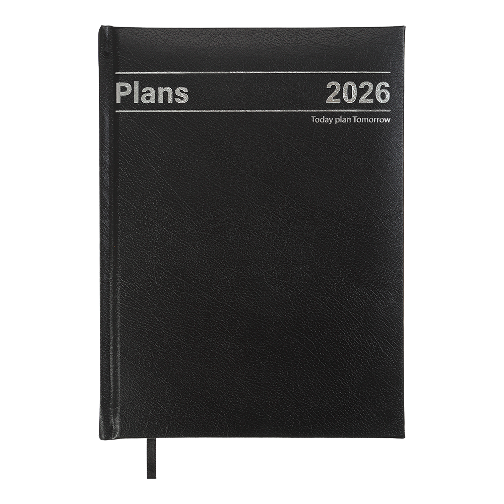 Дневник датированный A5, 2026 Style, черный, BM.21120-01