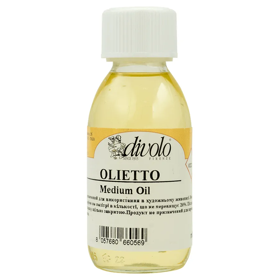 Масло льняное с сиккативом, 125 мл, Divolo