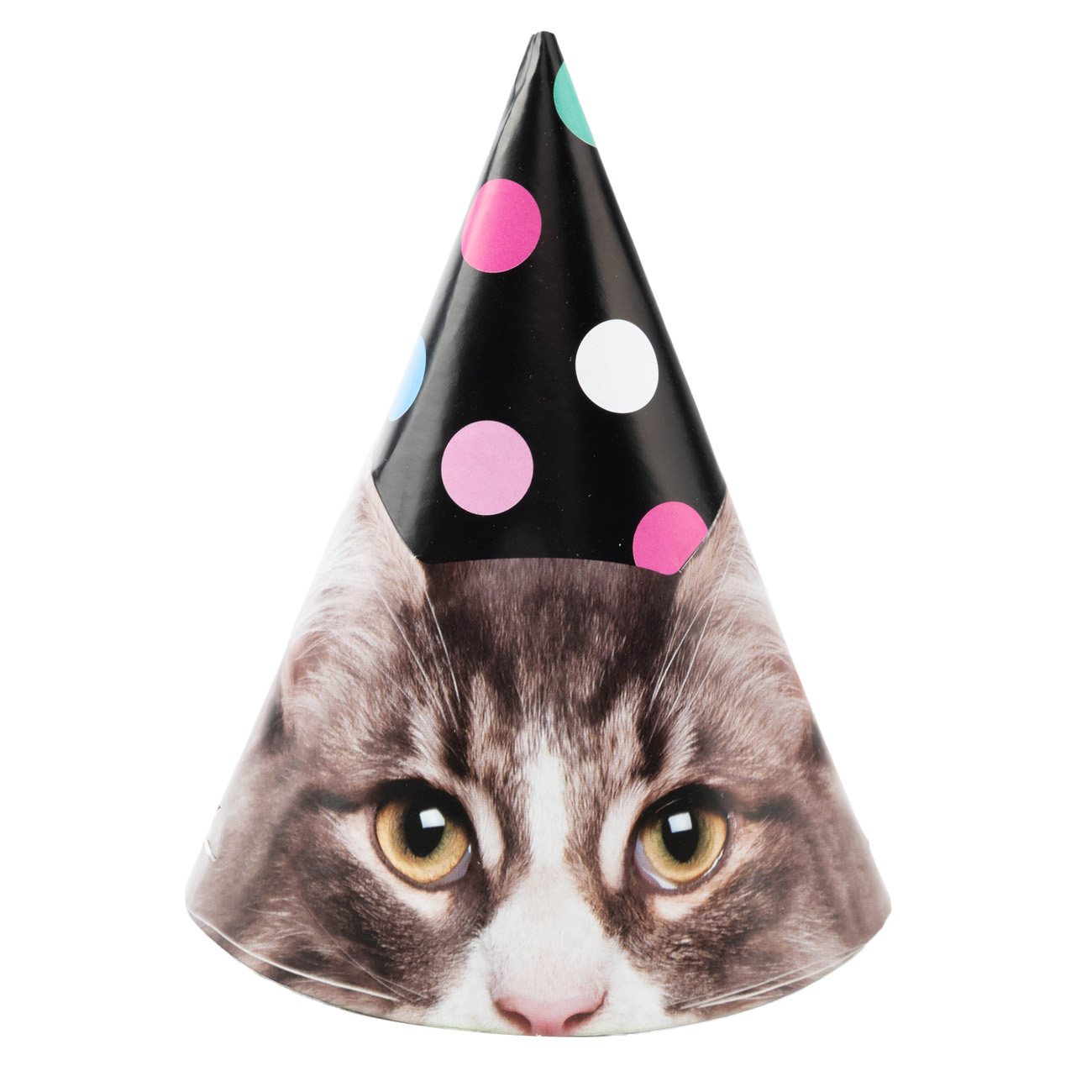 Набор колпаков на голову с резиновой лентой Funny Cats, 6 шт, ассорти, MX273 1
